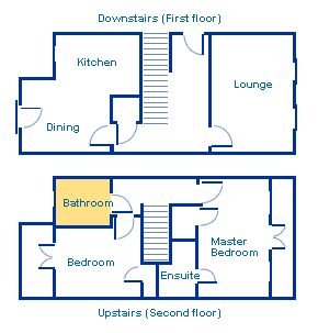 Sample two bedroom floor plan