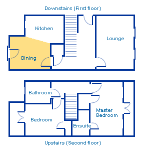 Sample two bedroom floor plan