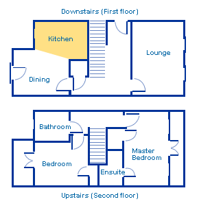 Sample two bedroom floor plan